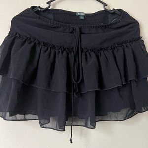 Black skirt